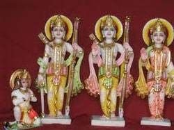 Marble Ram Darbar Statue 07