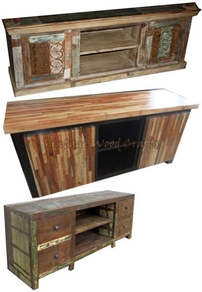 Antique Wooden TV Unit