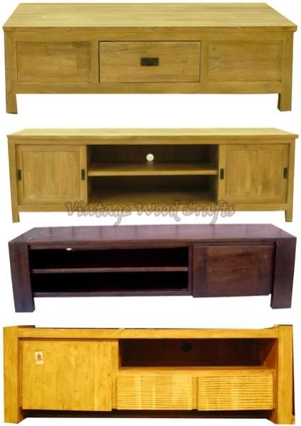 Contemporary Wooden TV Unit