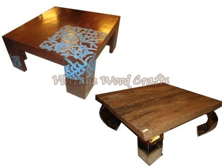 Log Wood Coffee Table