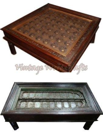 Wooden Old Look Coffee Table
