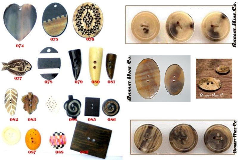 Finished Horn Buttons - 01