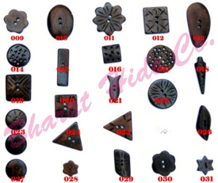 Finished Horn Buttons - 03