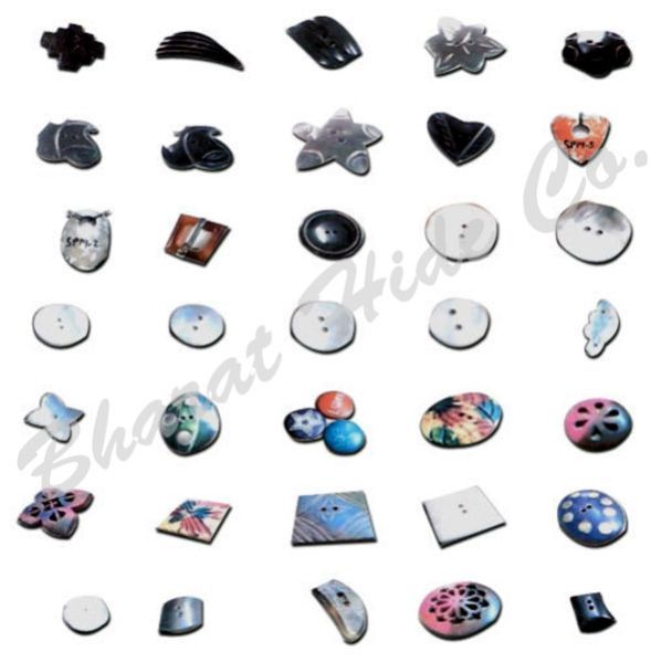 Finished Horn Buttons - 06