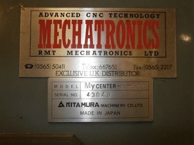 KitaMura H500 Mycenter Machining Center 04