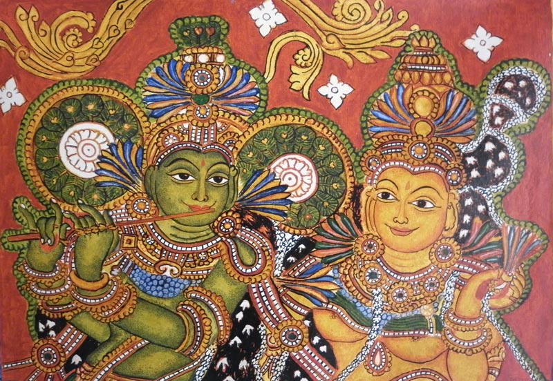 Guruvayoor Mural Paintings 03