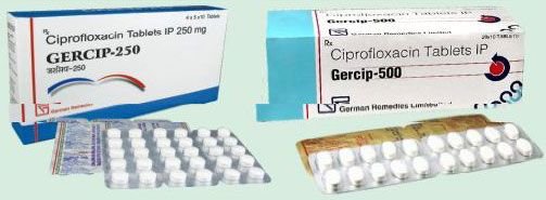 Gercip 250 & 500 MG Tablets