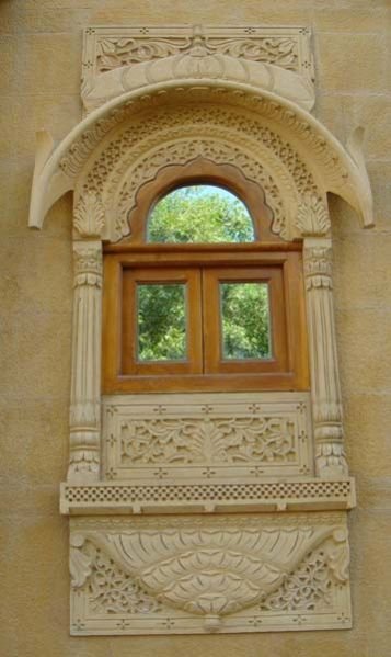 Single Frame Stone Window 05