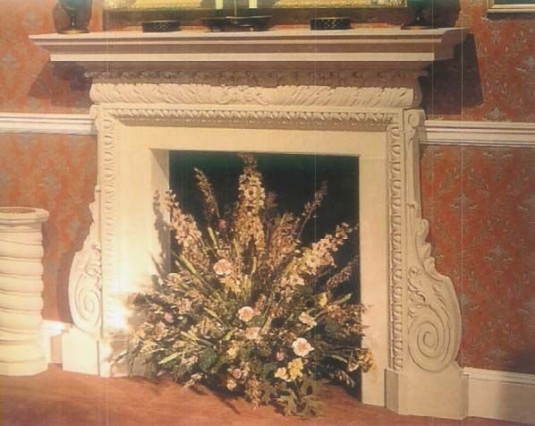 Stone Fireplace 04