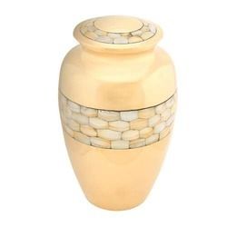 PDA-223 MOP Brass Memorial Urn