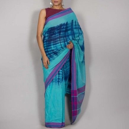 Cotton Shibori Saree 06
