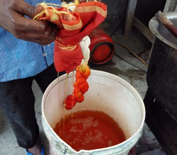 Customized Shibori Job Work 06