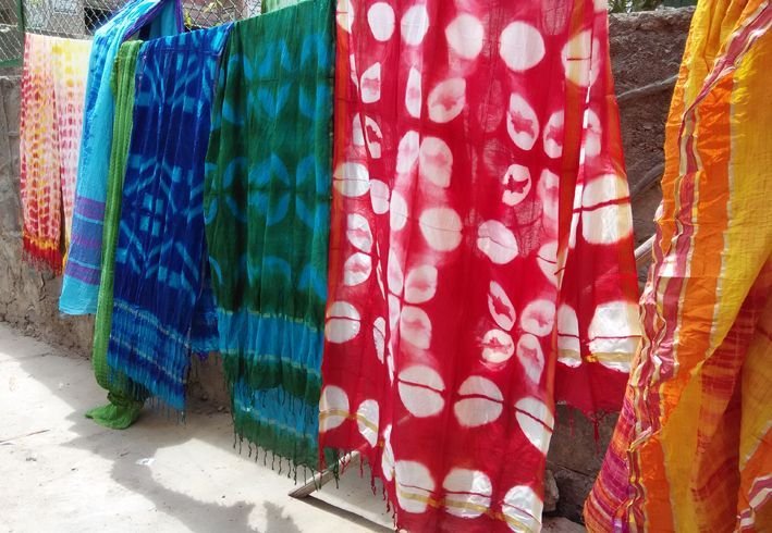 Customized Shibori Job Work 10