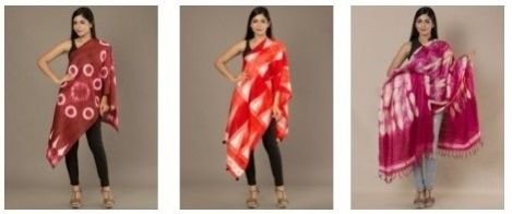 Silk Dupattas & Stoles 06