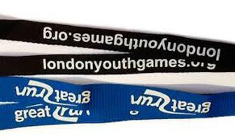 Single Colour Screen Printed Lanyards