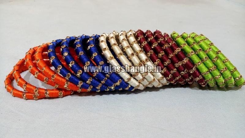 Silk Thread Bangle 02