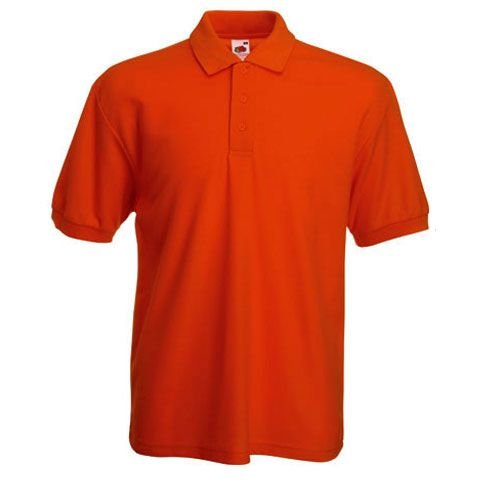 Orange Mens Polo T-Shirt