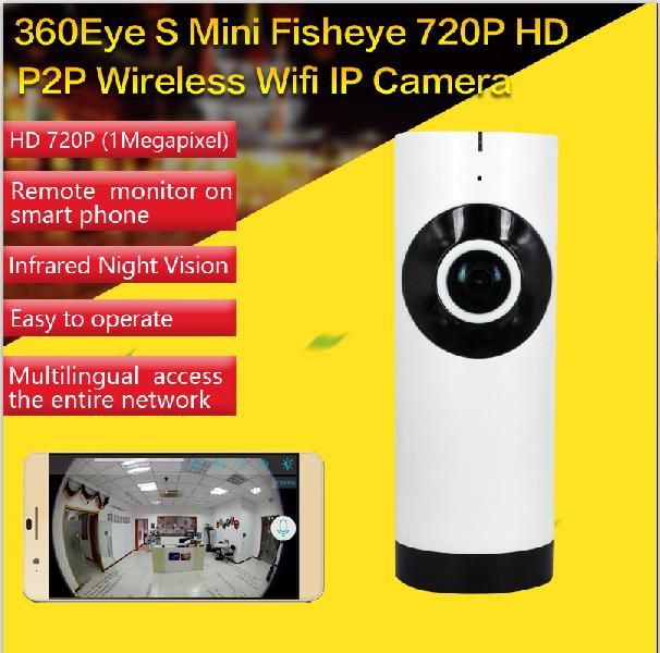 360 Fisheye Wireless IP Camera 01