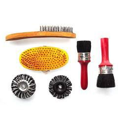 Tyre Twisted wire brush