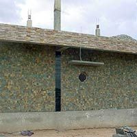 M Green & Rustic Led Panel with Wall