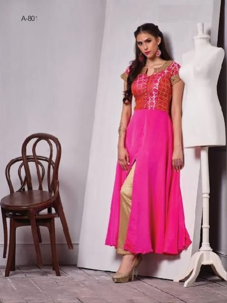 Designer Anarkali Suit (A-801)