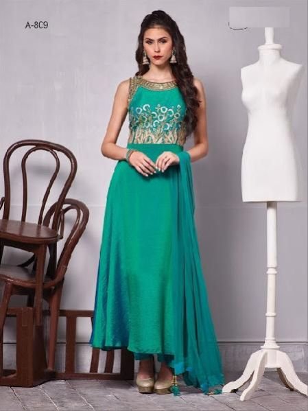 Designer Anarkali Suit (A-809)