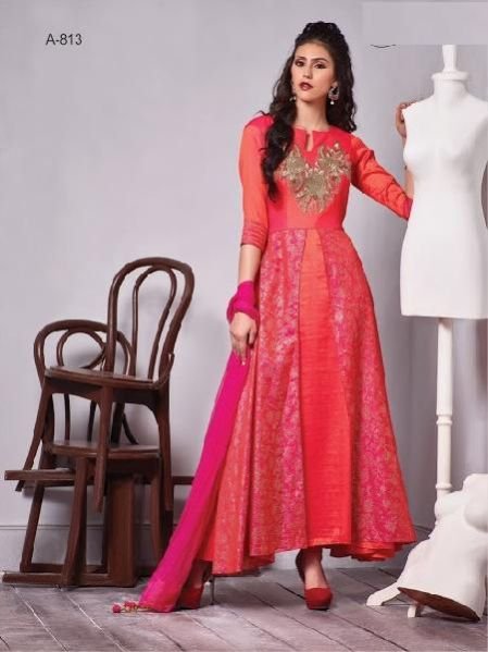 Designer Anarkali Suit (A-813)