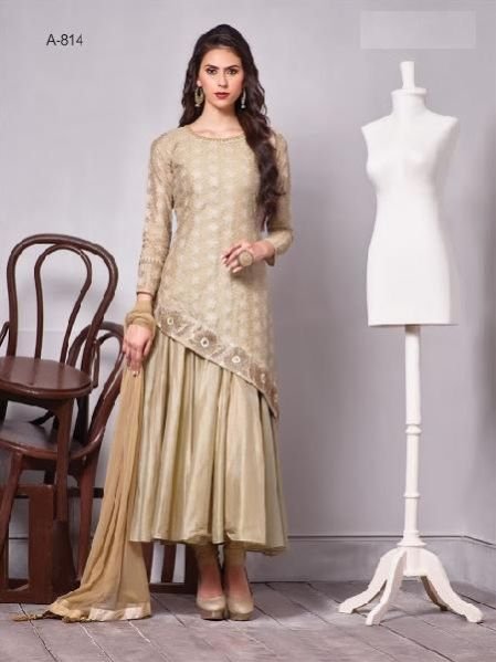 Designer Anarkali Suit (A-814)