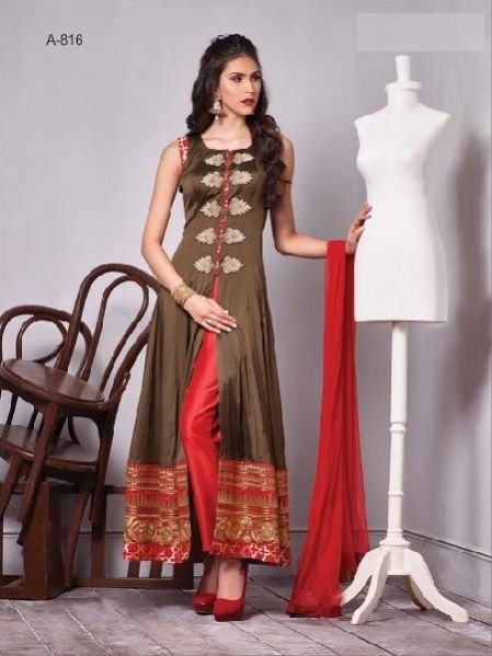 Designer Anarkali Suit (A-816)