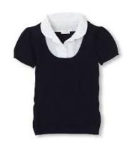 Girls School Uniform Half Sleeve Sweater