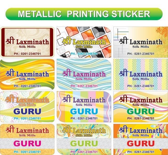 Metallic Sticker - 01