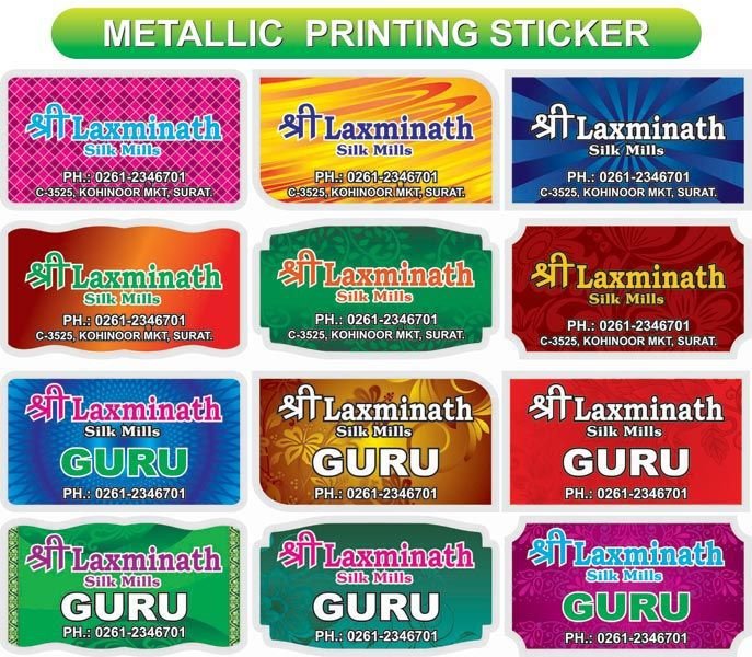 Metallic Sticker - 02