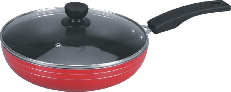 Nonstick and Hard Anodized Fry Pan With Lid