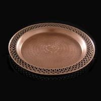 Copper Polished Iron Platter (A-170)