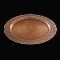 Copper Polished Iron Platter (AC-102)