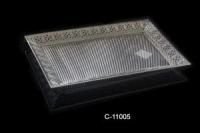 Silver Polished Iron Platter (C-11005)