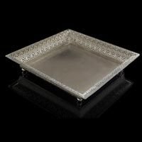 Silver Polished Iron Platter (C-161)