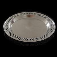 Silver Polished Iron Platter (C-170)