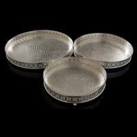 Silver Polished Iron Platter (C-31113)