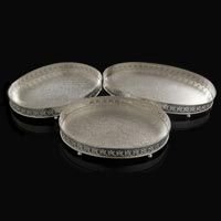 Silver Polished Iron Platter (C-31114)