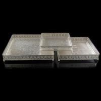 Silver Polished Iron Platter (C-31115)