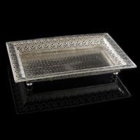 Silver Polished Iron Platter (C-8874)