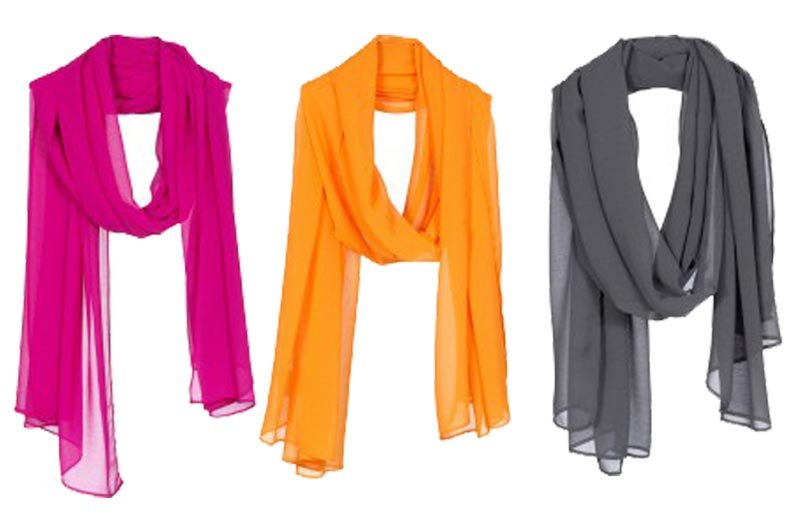 Designer Embroidered Scarves