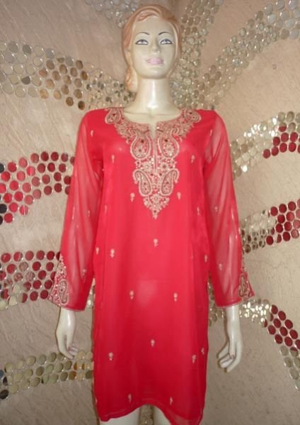Kalak Rani Georgette Kurti