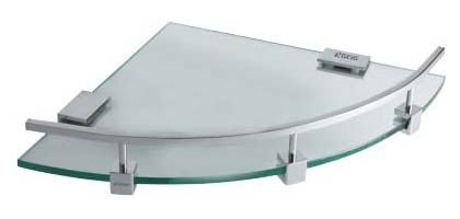 Bathroom Corner Glass Shelf