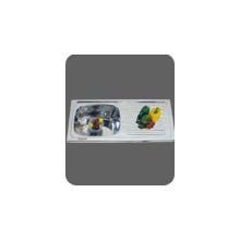 Single Bowl Kitchen Sink with Drain Board