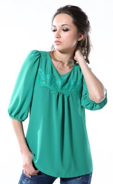 Ladies Green Top