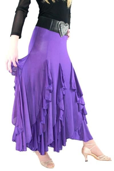 Ladies Purple Skirt