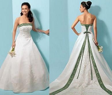 White Party Wear Gown