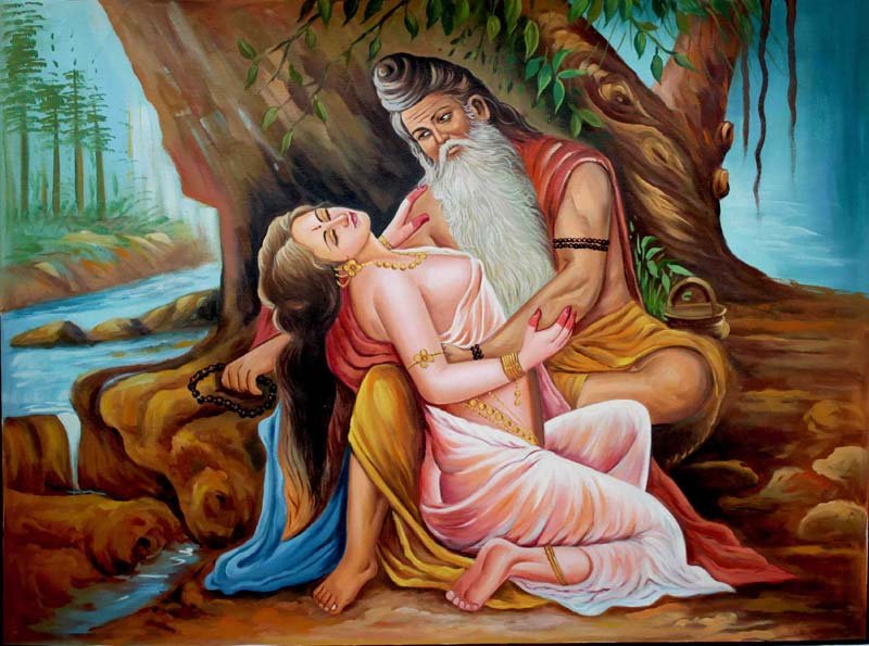 Decorative Manoca Viswamitra Painting